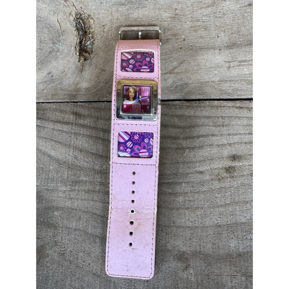 Vintage‎ Barbie Cuff Watch With Picture Inserts. Untested In Fair Condition